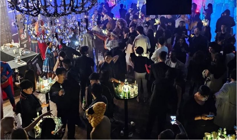 Community party with 400+ creators